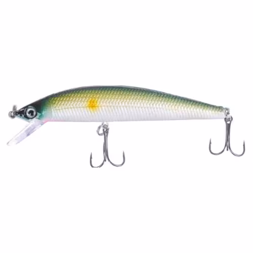 Воблер Azor Fishing Фэт Минноу, 95 мм, 8,5 г, цвет зеленый/серый