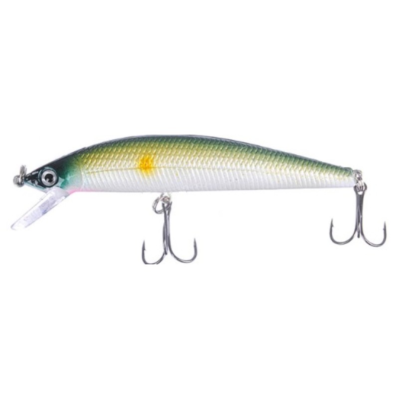 Воблер Azor Fishing Фэт Минноу, 95 мм, 8,5 г, цвет зеленый/серый