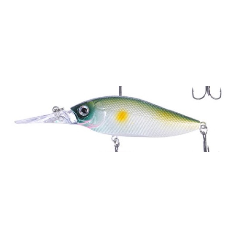 Воблер суспендер Azor Fishing Дип Шэд Флэт, 108 мм, 11,9 г, цвет серый