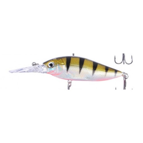 Воблер суспендер Azor Fishing Дип Шэд Флэт, 108 мм, 11,9 г, цвет золотой/серый