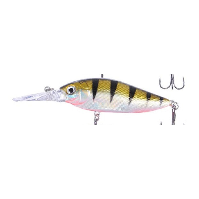 Воблер суспендер Azor Fishing Дип Шэд Флэт, 108 мм, 11,9 г, цвет золотой/серый