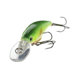 Воблер Azor Fishing Хамп Дип Шэд, 93 мм, 6 г, цвет желтый/зеленый