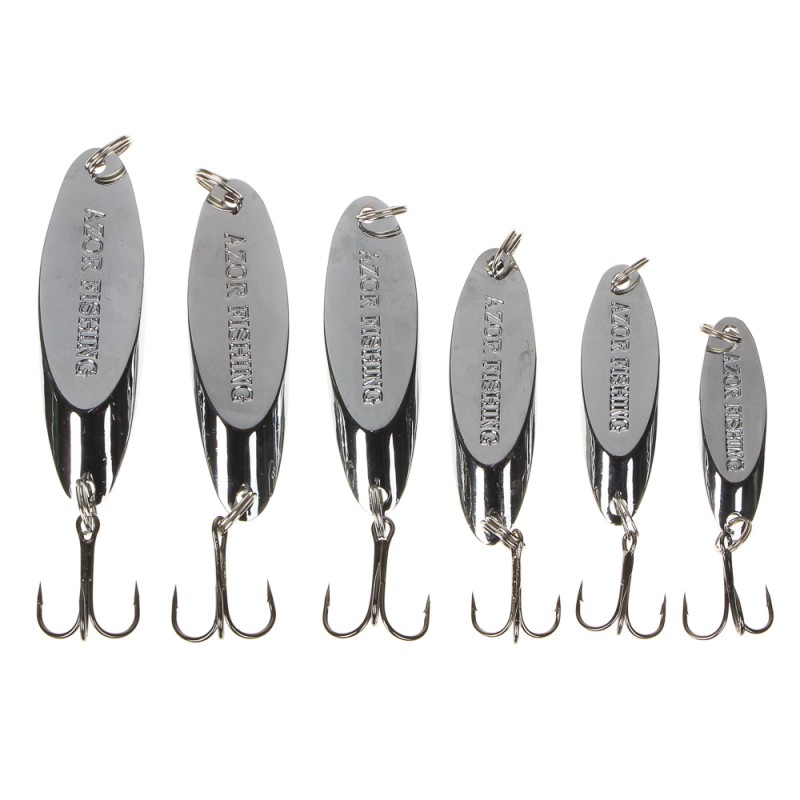 Блесна колеблющаяся Azor Fishing, тип Кастмастер, цвет серебро, 18гр (145-161)