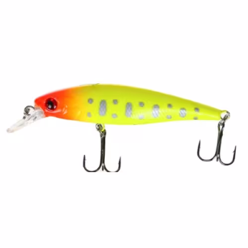 Воблер Azor Fishing Фрай Минноу, 75 мм, 5,8 г, цвет желтый