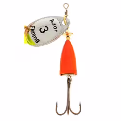 Блесна вращающаяся Azor Fishing Колокол №3, 8 гр