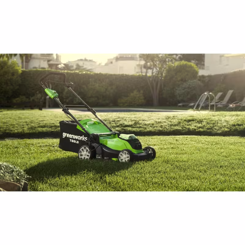 Газонокосилка аккумуляторная Greenworks G40LM41K4