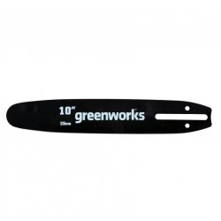 Шина 10"/25 см Greenworks 2949207, 3/8", 1.1 мм, 58 звеньев