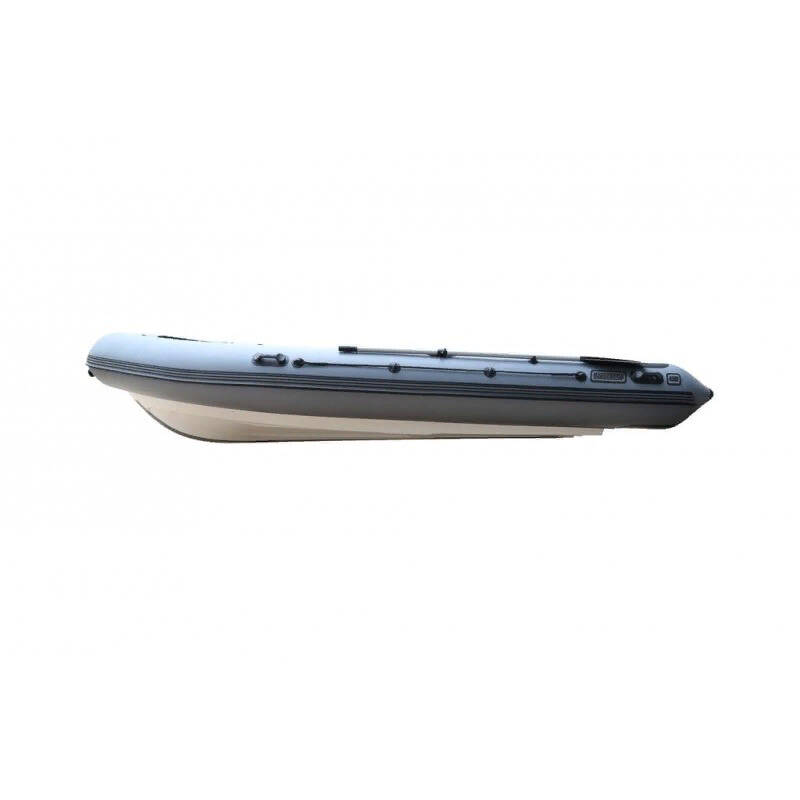 Лодка РИБ Навигатор 450R, серый (закладные)