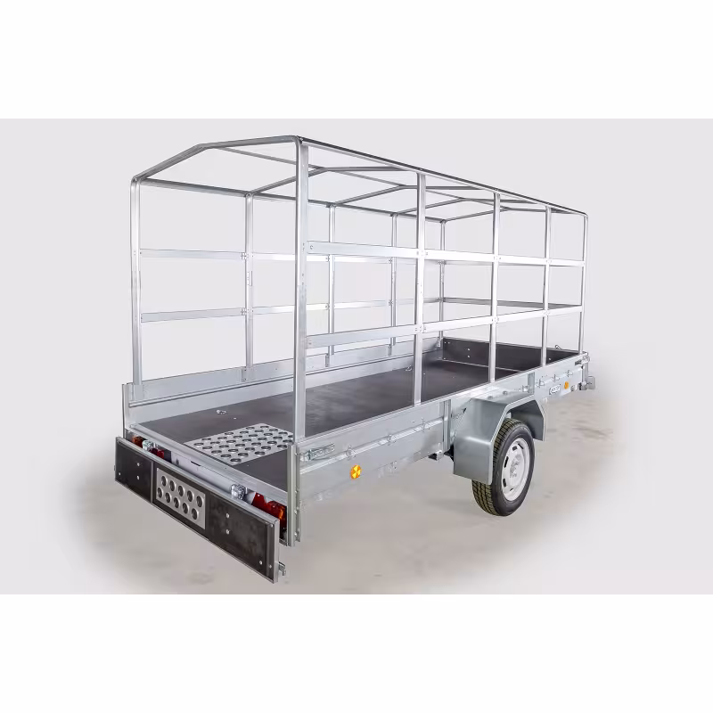 Прицеп бортовой одноосный Вектор ЛАВ 81012, высокий борт