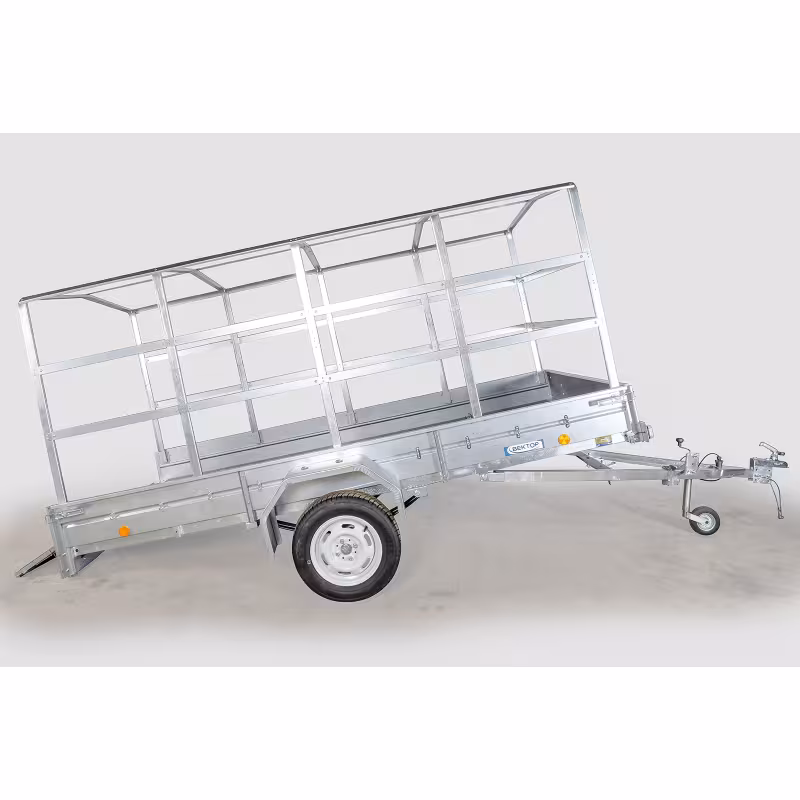 Прицеп бортовой одноосный Вектор ЛАВ 81012, высокий борт