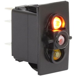 Выключатель клавишный, двухпозиционный, без клавиши