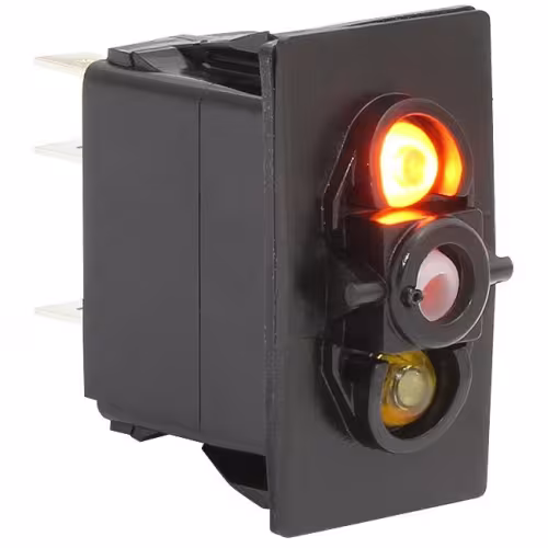 Выключатель клавишный, двухпозиционный, без клавиши