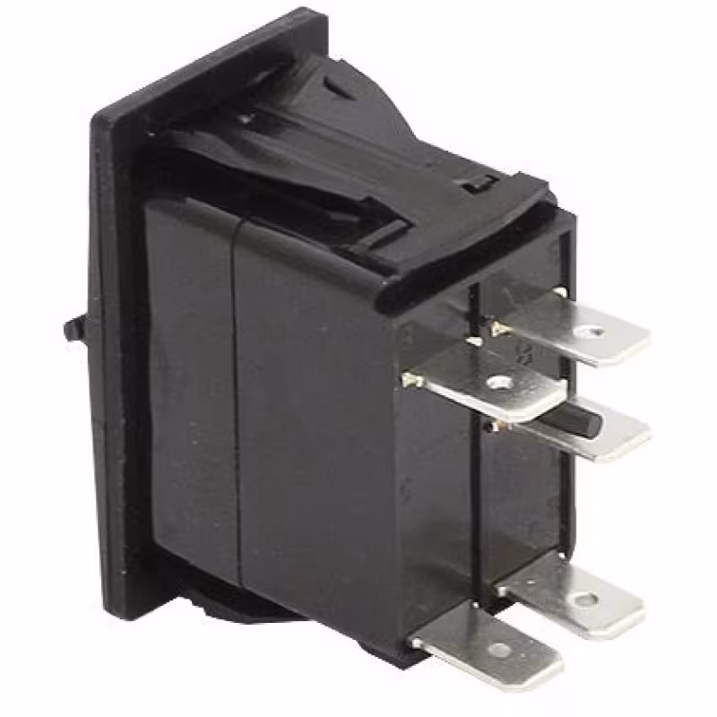 Выключатель клавишный, двухпозиционный, без клавиши