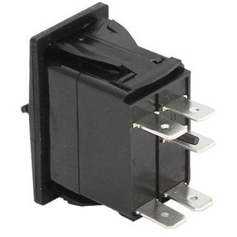 Выключатель клавишный, двухпозиционный, без клавиши