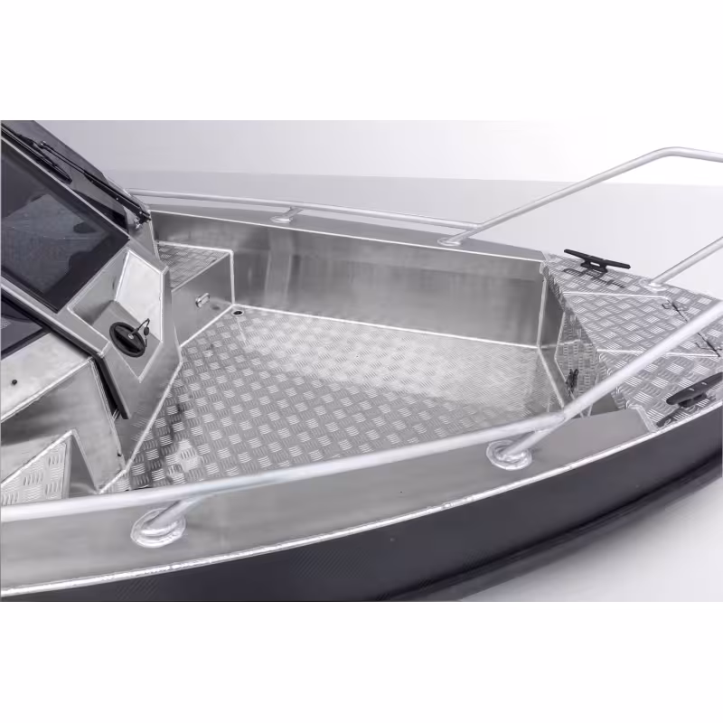 Лодка алюминиевая VBoats Волжанка Yava XL COB, транец 521 мм (YXB 09 G222)