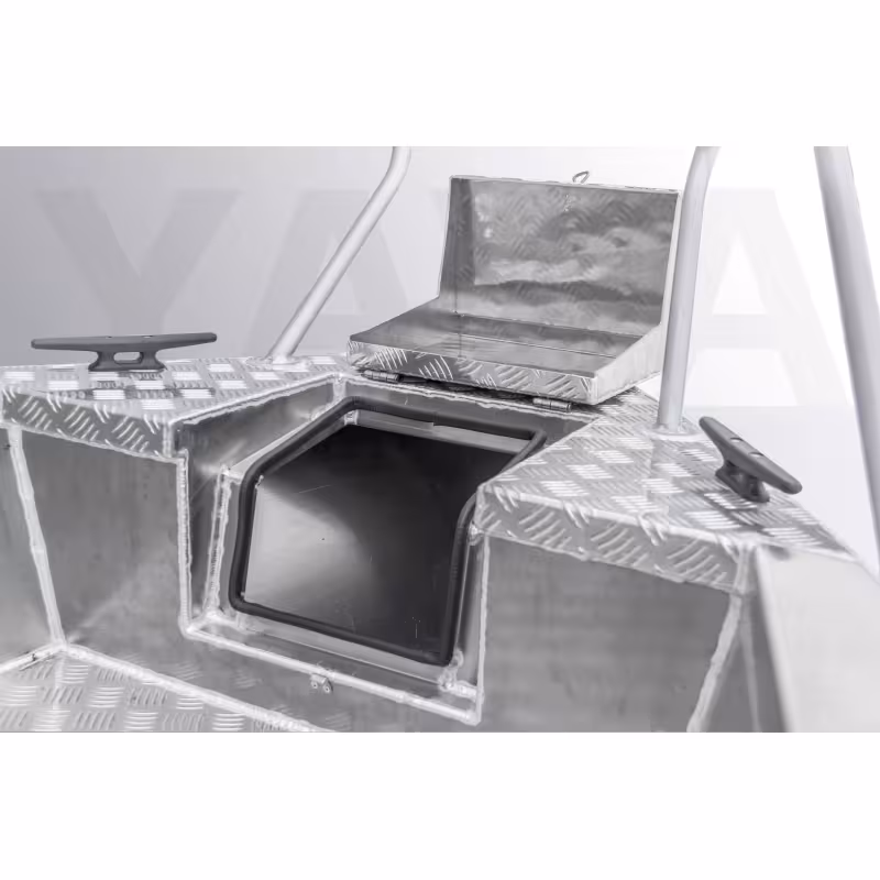 Лодка алюминиевая VBoats Волжанка Yava XL COB, транец 521 мм (YXB 09 G222)