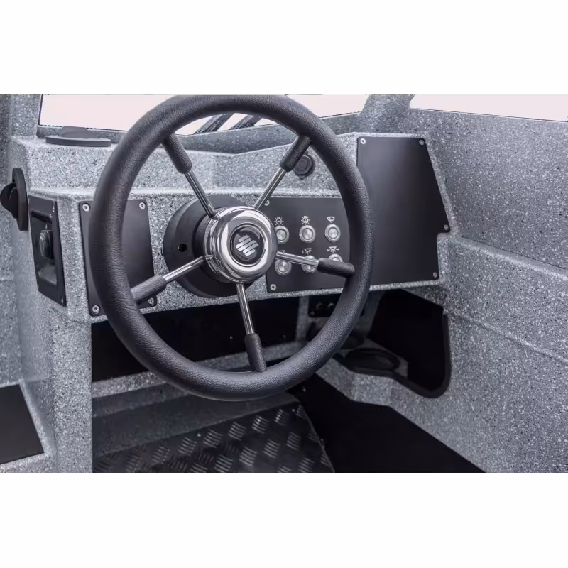 Лодка алюминиевая VBoats Волжанка Yava XL COB, транец 521 мм (YXB 09 G222)