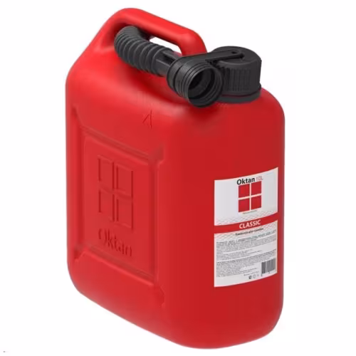 Канистра пластиковая для топлива Oktan Classic А1-01-02, красный, 10 л