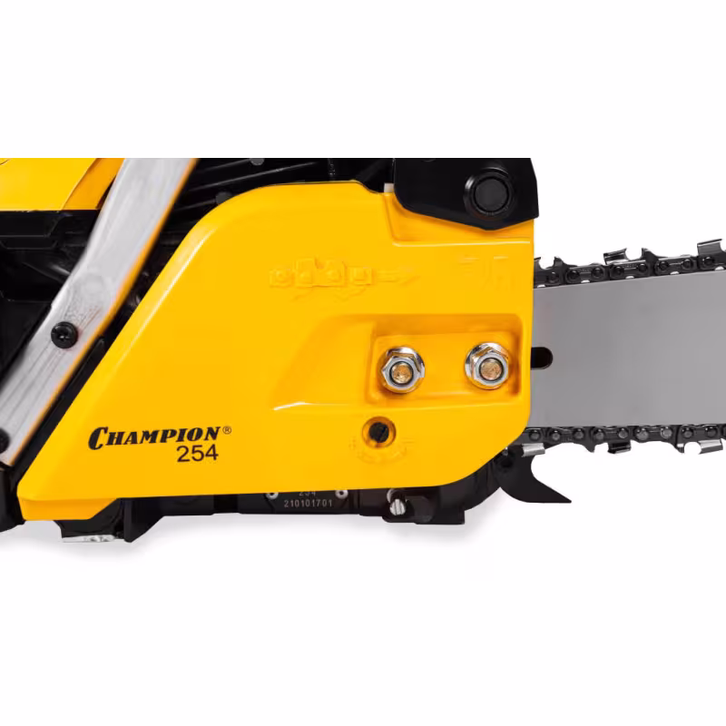 Бензопила Champion 254-18 + масло для двигателя и для цепи, свеча, цепь
