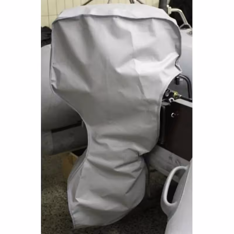 Чехол для переноски лодочного мотора Mercury 9,9, 4-тактный, материал ПВХ, серый