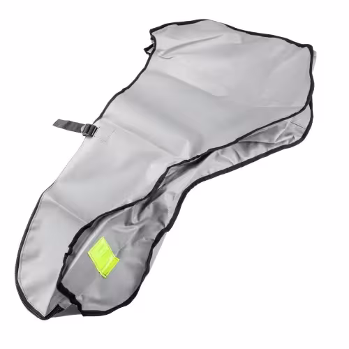 Чехол для переноски лодочного мотора Mercury 9,9, 4-тактный, материал ПВХ, серый