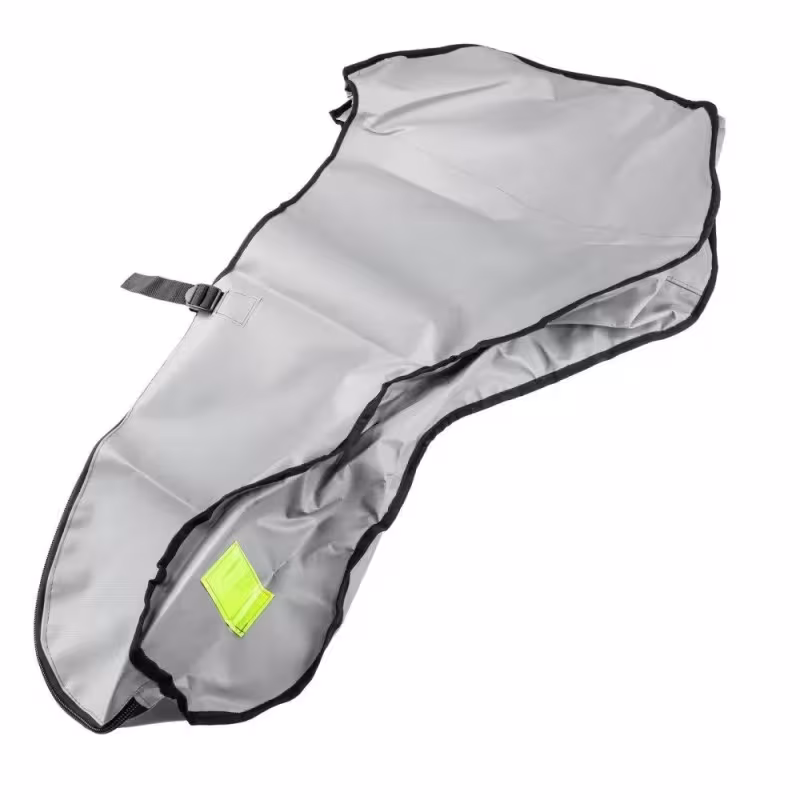 Чехол для переноски лодочного мотора Mercury 9,9, 4-тактный, материал ПВХ, серый