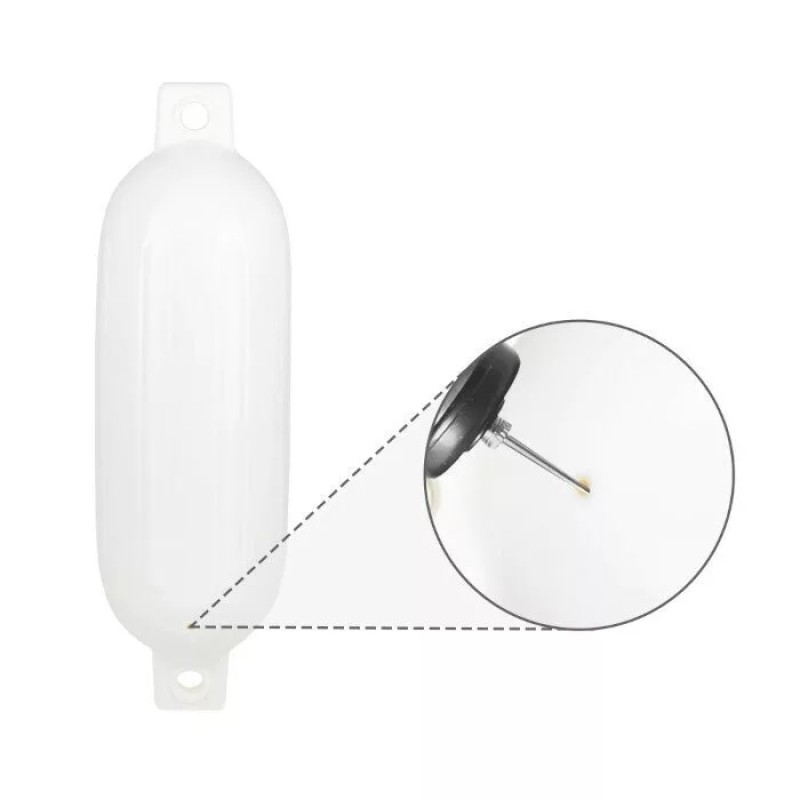 Кранец швартовый G-2, 407х117 мм, белый