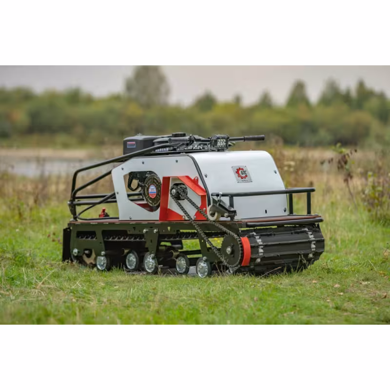 Мотобуксировщик БТС Лонг, 15 л.с., катки, электростартер