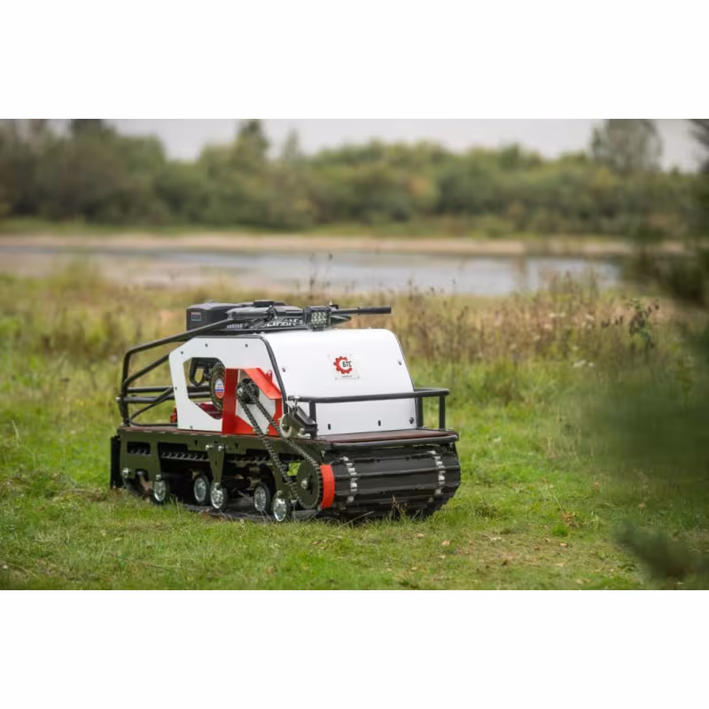 Мотобуксировщик БТС Лонг, 15 л.с., катки, электростартер