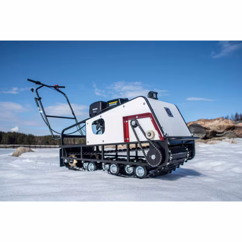 Мотобуксировщик БТС Брат 500, 15 л.с., катки, ручной запуск