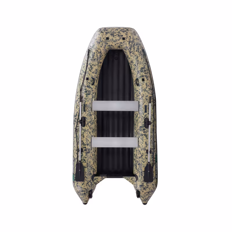 Надувная лодка ПВХ Gladiator E350PRO, НДНД, камуфляж