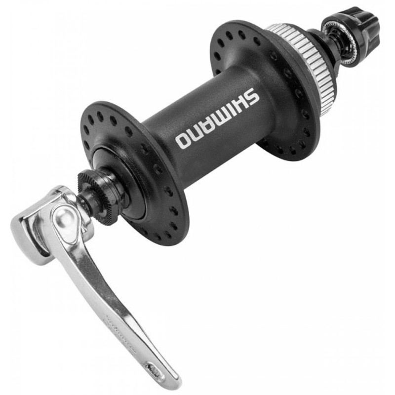 Втулка передняя Shimano Alivio HB-M4050-L, 130189, 32H, с эксцентриковым под Centerlock, черная