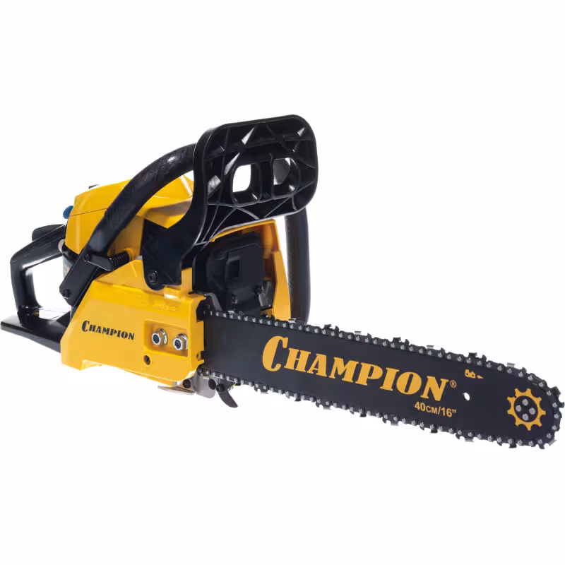 Бензопила Champion 241-16 + масло цепное, свеча, цепь