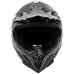 Мотошлем Hizer 615, черный матовый, размер L