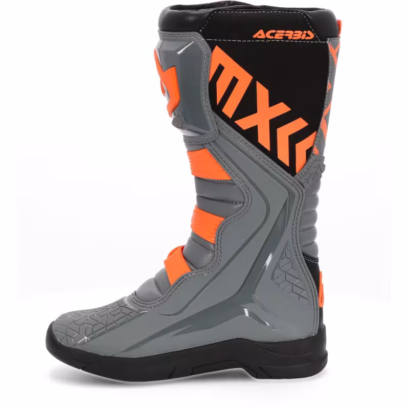 Мотоботы кроссовые Acerbis X-Team, серый/оранжевый, размер 42