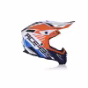 Мотошлем Acerbis X-Track, оранжевый/синий, размер L