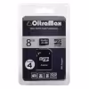 Карта памяти OltraMax 8 Gb microSDCH Class 4, с адаптером SD
