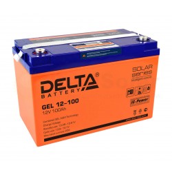 Аккумулятор Delta GEL, 100Ah, 12V
