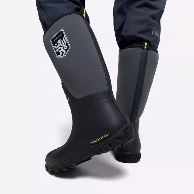 Сапоги мужские Finntrail Outlander 7516 Yellow, черный/желтый, размер 43