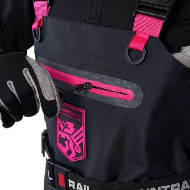 Полукомбинезон-вейдерсы женский Finntrail Rachel BF 5300, мембрана Hard-Tex, черный, размер XXL/40, 170-180 см