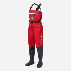 Полукомбинезон-вейдерсы женский Finntrail Rachel BF 5300, мембрана Hard-Tex, Red, размер M/39, 165-175 см