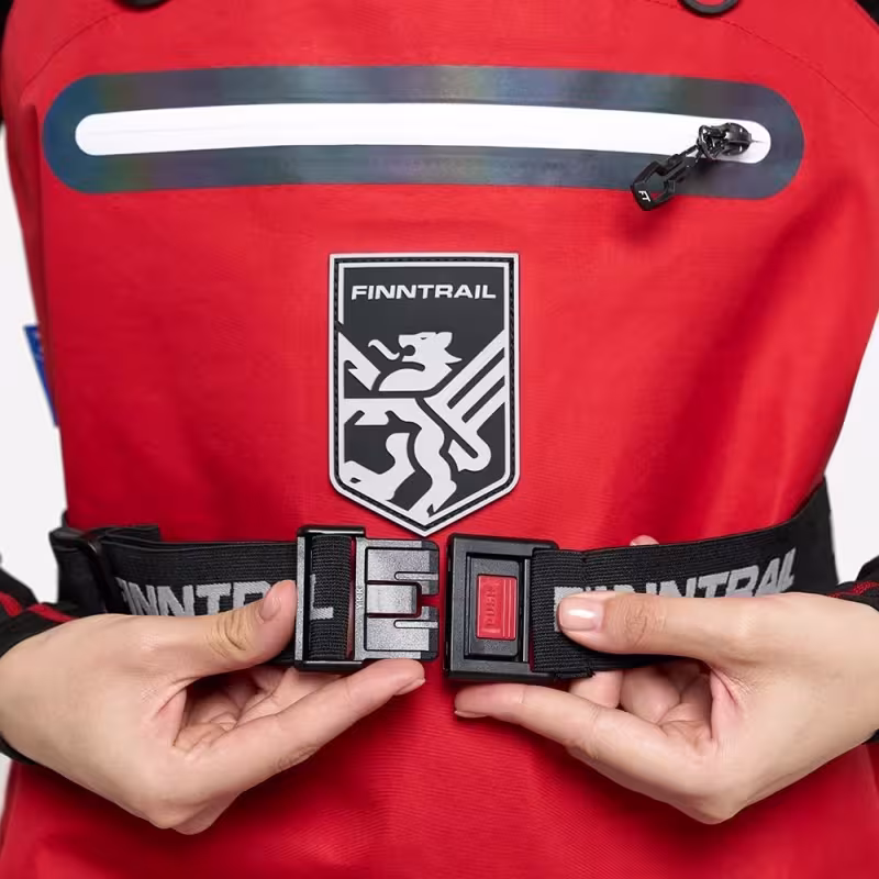 Полукомбинезон-вейдерсы женский Finntrail Rachel BF 5300, мембрана Hard-Tex, Red, размер L/39, 170-180 см