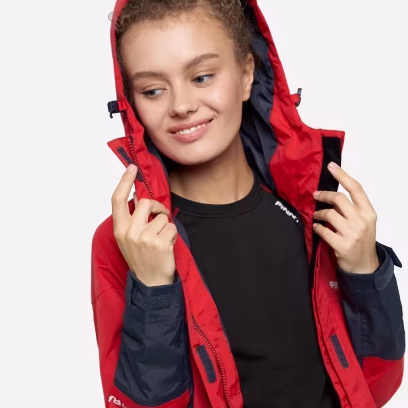 Костюм женский Finntrail Sierra 3450 Red, мембрана Hard-Tex, красный, размер 48-50 (L), 170-180 см