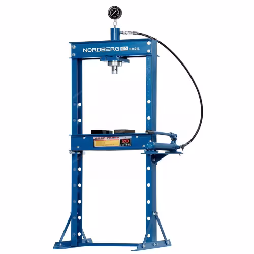 Пресс гидравлический 20т с насосом, манометром NORDBERG N3621L
