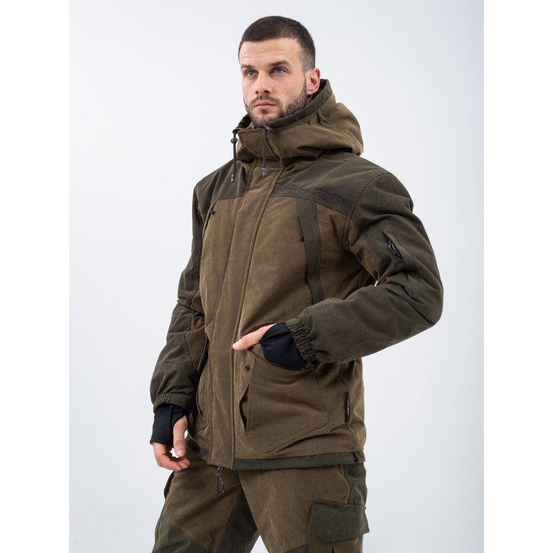 Костюм мужской Triton Gear Gorka PRO -15, ткань Норвегия, коричневый, размер 44-46, 170-176 см