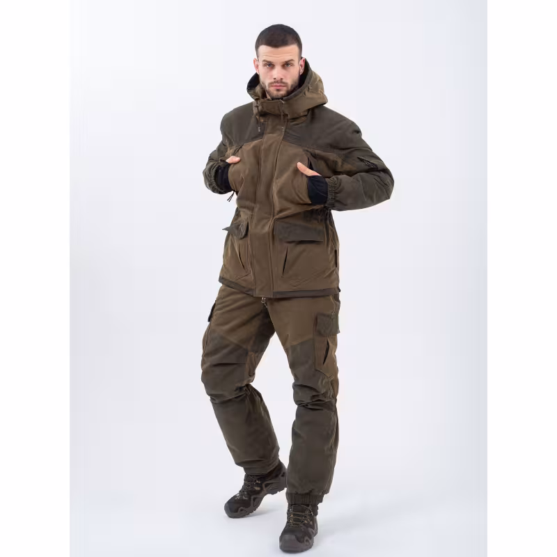 Костюм мужской Triton Gear Gorka PRO -15, ткань Норвегия, коричневый, размер 52-54, 182-188 см