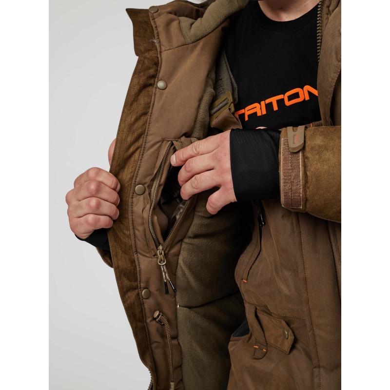 Костюм мужской Triton Gear Hunter PRO -45, ткань Твил, коричневый, размер 44-46, 170-176 см