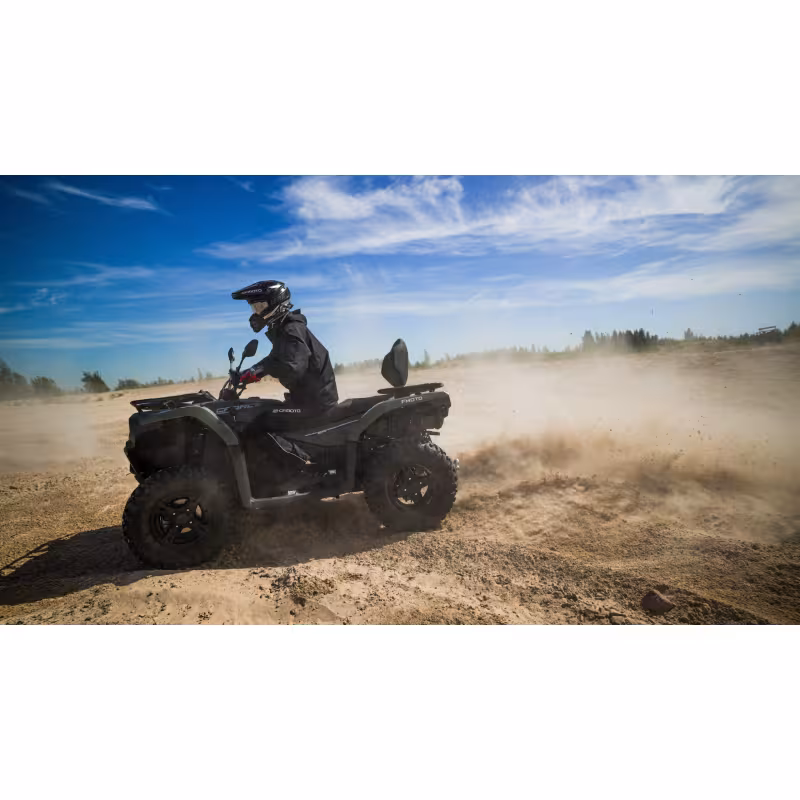 Квадроцикл CFMOTO Cforce 400L EPS, зеленый