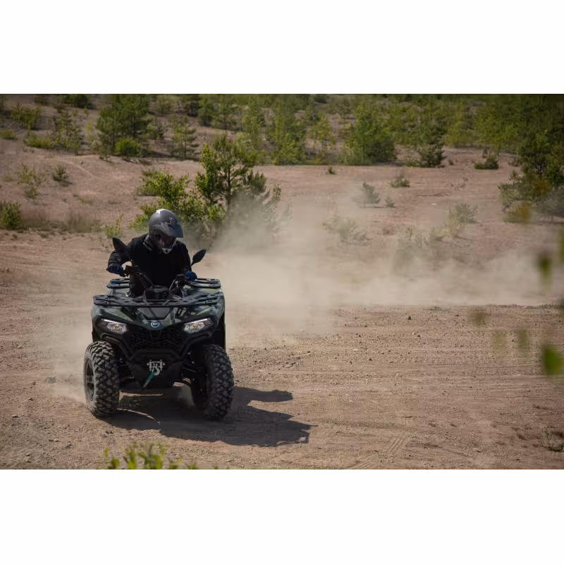 Квадроцикл CFMOTO Cforce 400L EPS, зеленый