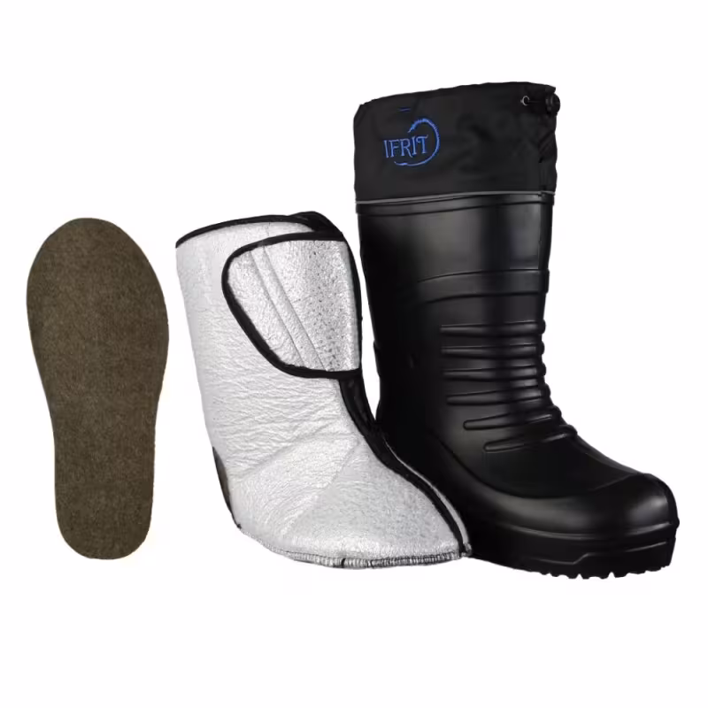 Сапоги ЭВА мужские зимние Элементаль Ifrit Ice Guard СЭ-403, цвет черный, размер 44-45